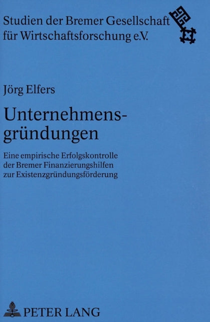 Book cover of: Unternehmensgruendungen