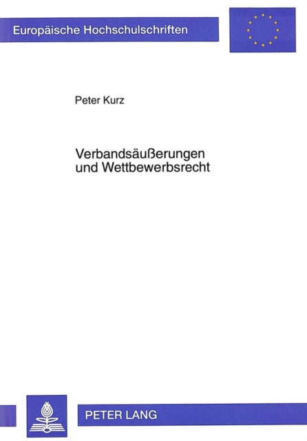 Book cover of: Verbandsaeußerungen Und Wettbewerbsrecht