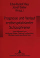 Book cover of: Prognose und Verlauf ersthospitalisierter Schizophrener