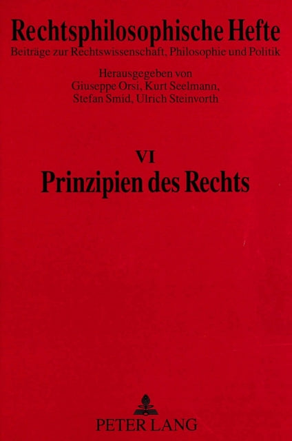 Book cover of: Prinzipien des Rechts