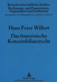 Book cover of: Das franzoesische Konzernbilanzrecht