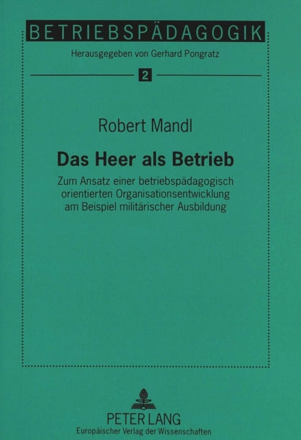 Book cover of: Das Heer als Betrieb