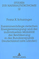 Book cover of: Zusammenhaenge zwischen Energieversorgung und der individuellen Mobilitaet der Bevoelkerung in der Bundesrepublik Deutschland (alte Laender)