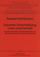 Book cover of: Experten-Entscheidung unter Unsicherheit