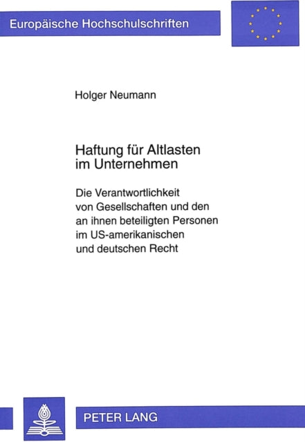 Book cover of: Haftung fuer Altlasten im Unternehmen