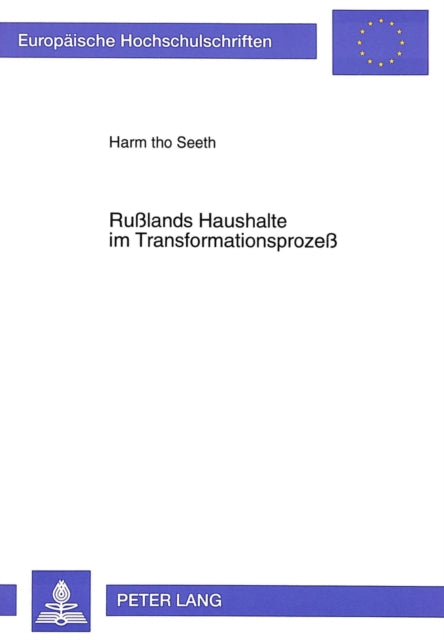 Book cover of: Rulands Haushalte im Transformationsproze