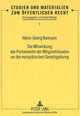 Book cover of: Mitwirkung Der Parlamente Der Mitgliedstaaten an Der Europaeischen Gesetzgebung