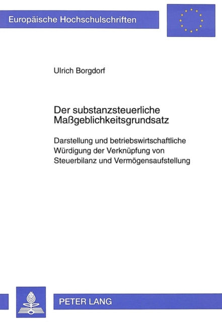 Book cover of: Der substanzsteuerliche Mageblichkeitsgrundsatz