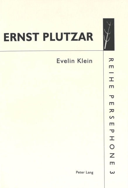 Book cover of: Ernst Plutzar