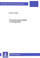 Book cover of: Finanzierungsmodelle im Anlagenbau