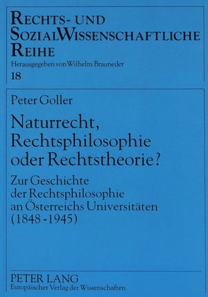 Naturrecht, Rechtsphilosophie oder Rechtstheorie?