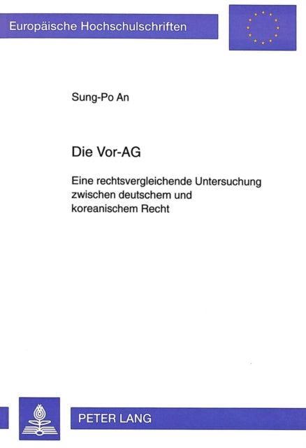 Book cover of: Die Vor-AG. By: Sung-Po An