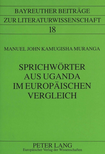 Book cover of: Sprichwoerter aus Uganda im europaeischen Vergleich