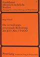 Book cover of: Die verwaltungsprozessuale Bedeutung des  113 Abs. 3 VwGO