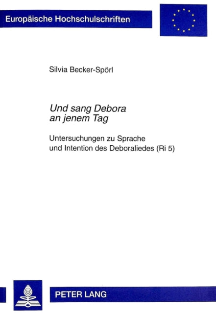 Book cover of: «Und sang Debora an jenem Tag»