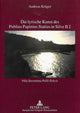 Book cover of: Die lyrische Kunst des Publius Papinius Statius in Silve II 2