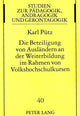 Book cover of: Die Beteiligung von Auslaendern an der Weiterbildung im Rahmen von Volkshochschulkursen