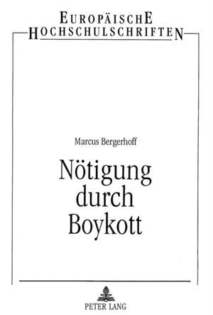 Noetigung durch Boykott