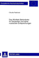 Book cover of: Das Wortfeld «Behinderter» Im Deutschen Und Seine Russischen Entsprechungen
