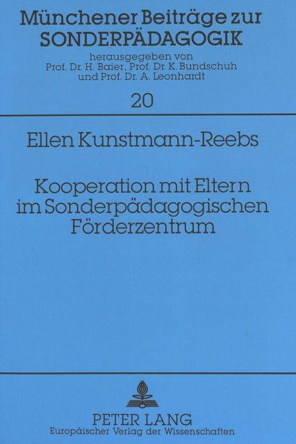 Book cover of: Kooperation mit Eltern im Sonderpaedagogischen Foerderzentrum
