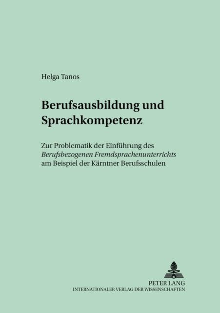 Book cover of: Berufsausbildung und Sprachkompetenz