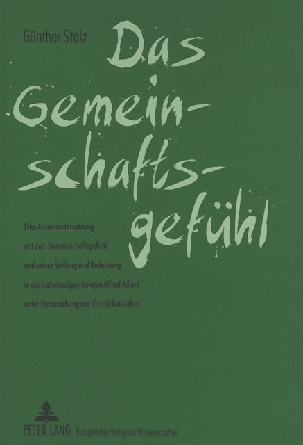 Book cover of: Das Gemeinschaftsgefuehl
