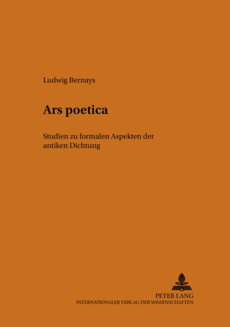 Book cover of: Ars Poetica