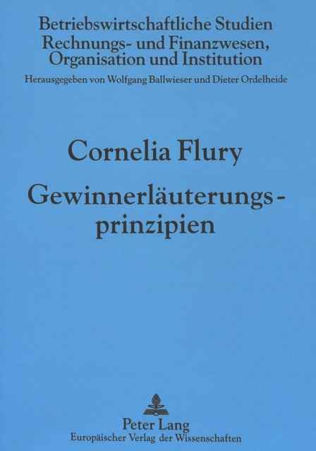 Book cover of: Gewinnerlaeuterungsprinzipien. By: Cornelia Flury