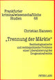 Book cover of: «Trennung der Maerkte». By: Christian Hanssen