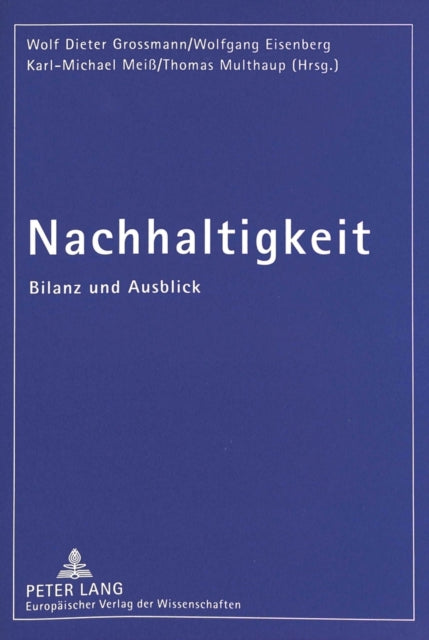 Book cover of: Nachhaltigkeit
