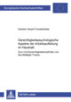 Book cover of: Gerechtigkeitspsychologische Aspekte der Arbeitsaufteilung im Haushalt