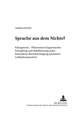 Book cover of: Sprache aus dem Nichts?