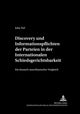 Book cover of: Discovery und Informationspflichten der Parteien in der Internationalen Schiedsgerichtsbarkeit. By: Julia Tief