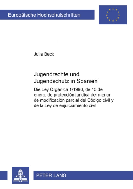 Book cover of: Jugendrechte Und Jugendschutz in Spanien
