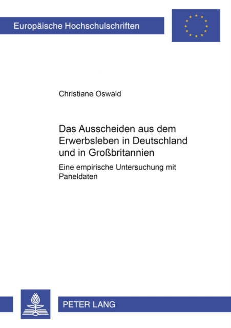 Book cover of: Ausscheiden Aus Dem Erwerbsleben in Deutschland Und in Großbritannien