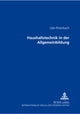 Book cover of: Haushaltstechnik in Der Allgemeinbildung. By: Udo Ritterbach