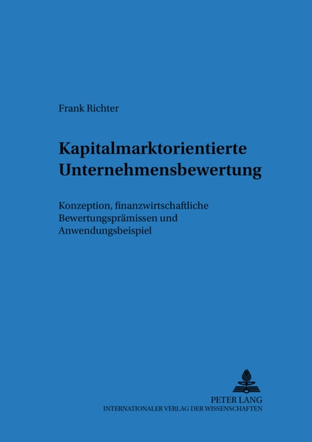 Book cover of: Kapitalmarktorientierte Unternehmensbewertung