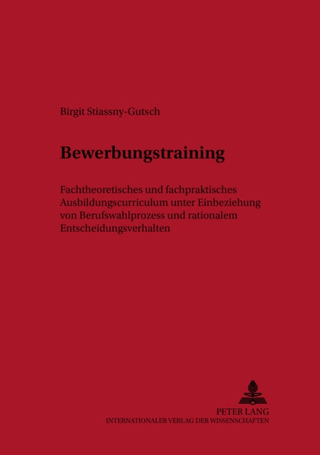 Book cover of: Bewerbungstraining. By: Birgit Stiassny-Gutsch