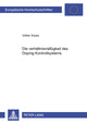 Book cover of: Die Verhaeltnismaeßigkeit Des Dopingkontrollsystems