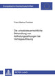 Book cover of: Die Umsatzsteuerrechtliche Behandlung Von Abfindungszahlungen Bei Vertragsaufloesung