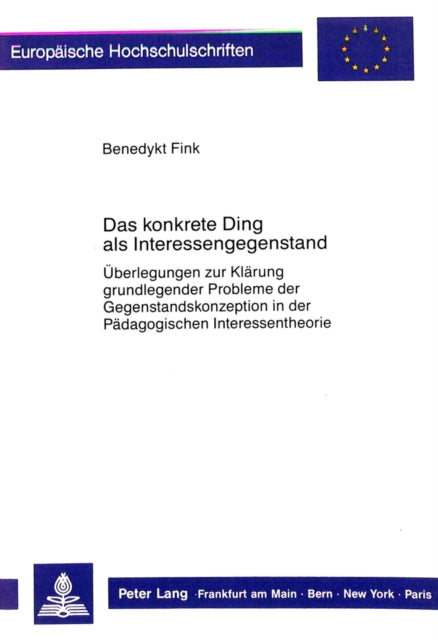 Book cover of: Das konkrete Ding als Interessengegenstand