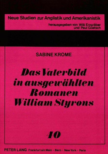 Book cover of: Das Vaterbild in ausgewaehlten Romanen William Styrons