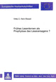 Book cover of: Fruehes Lesenlernen als Prophylaxe des Leseversagens?