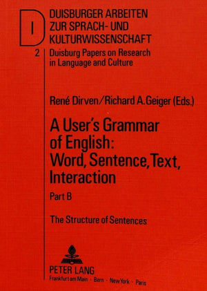 User's Grammar of English