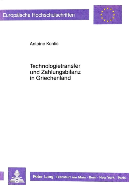 Book cover of: Technologietransfer und Zahlungsbilanz in Griechenland