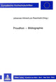 Book cover of: Proudhon - Bibliographie