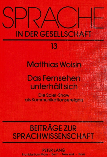 Book cover of: Das Fernsehen unterhaelt sich