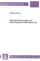 Book cover of: Rationale Erwartungen und Neue Klassische Makrooekonomik
