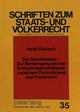 Book cover of: Mundatwald - Zur Bereinigung Letzter Kriegsfolgenprobleme Zwischen Deutschland Und Frankreich