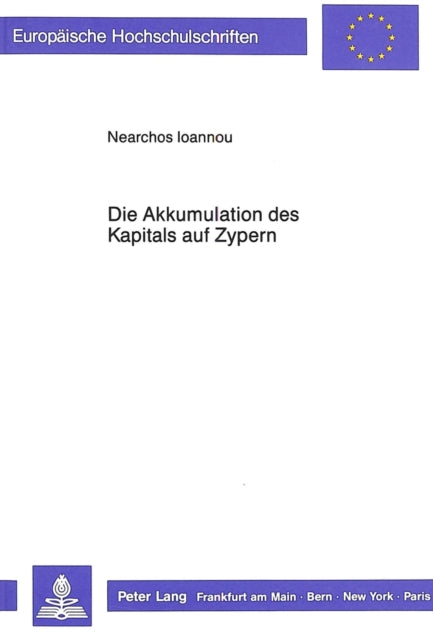 Book cover of: Die Akkumulation des Kapitals auf Zypern